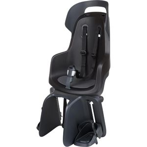 bobike Fahrrad-Kindersitz GO Maxi Carrier, 9 - 22 kg Traglast, schwarz, Gepäckträgermontage