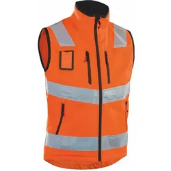 Blakläder,  Softshell Weste Warnschutz (S)