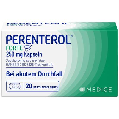 Perenterol forte 250 mg Kapseln 20 St Hartkapseln