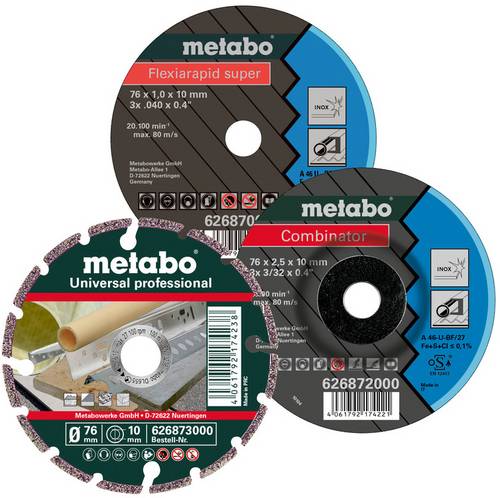 Metabo 626879000 Trennscheibe gerade 76mm 3St.