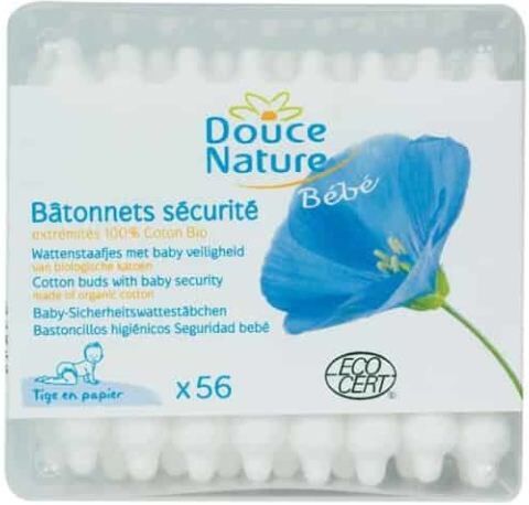Douce Nature Baby-Wattestäbchen 56 Einheiten
