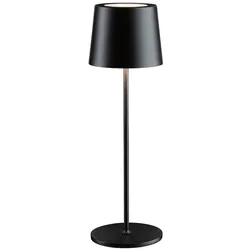 Paulmann Akkuleuchte Gilo IP44 dimmbar 2700K Schwarz matt 76996