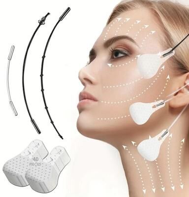 Uplift Essentials Invisible V Shape Face Lifting Tape With Elastic String Invisible V Shape Face Lifting Tape With Elastic String