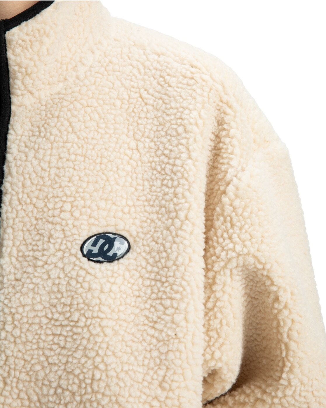 Fleecepullover DC SHOES "Vault", Herren, Gr. XXL, beige (oatmeal), Obermaterial: 55% Polyester, 45% Polyester., Sweatshirts Fleecepullover