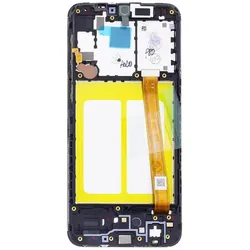 Samsung LCD-Display + Touch-Einheit A202 Galaxy A20e Schwarz (Service Pack) (Samsung Galaxy A20e), Mobilgerät Ersatzteile, Schwarz