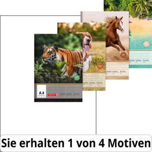 Brunnen Zeichenblock 104790409, A4, 100 g/m², weiß, perforiert, 10 Blatt