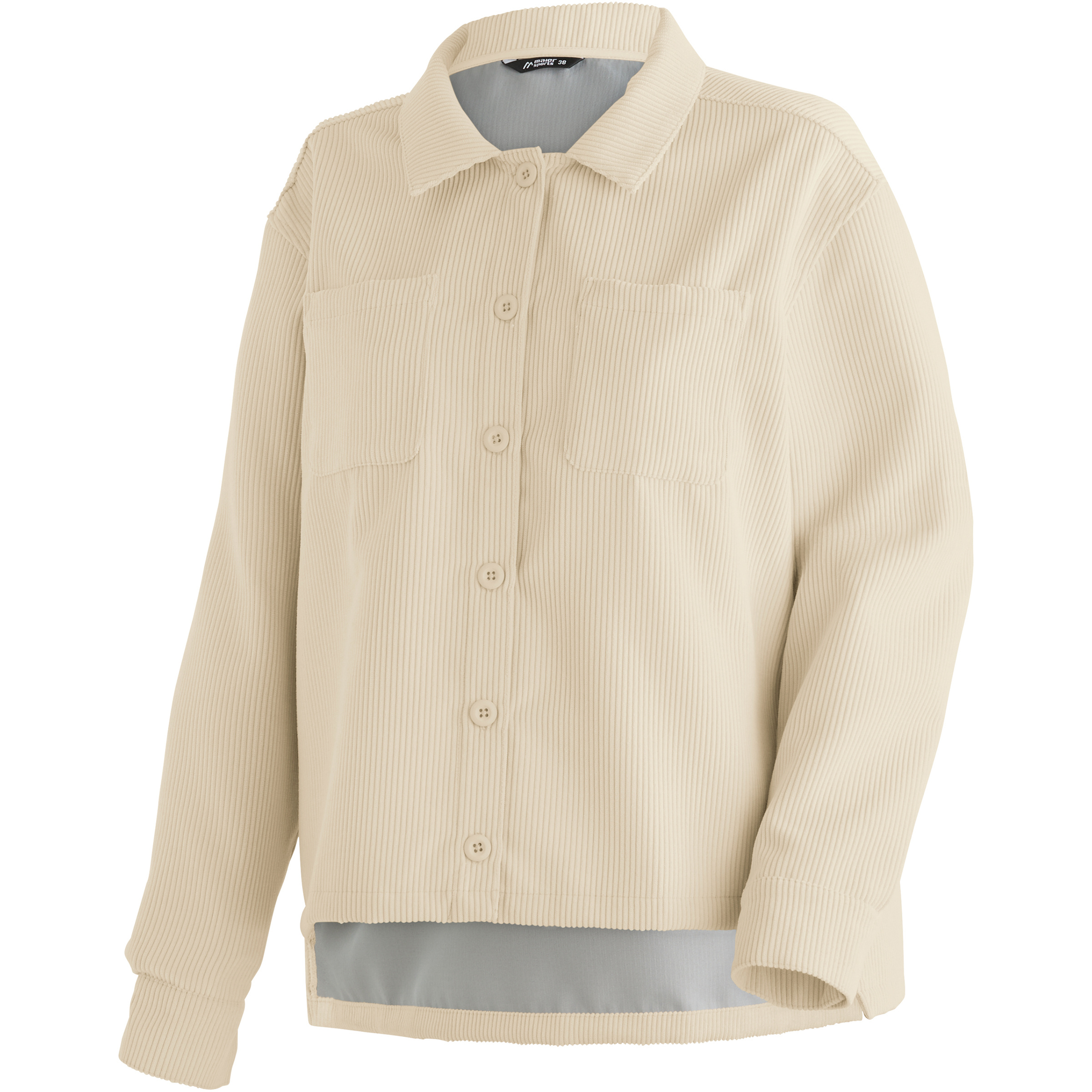 Maier Sports Wellcord Damen Blusen beige Größe M Trekking Schnell trocknend