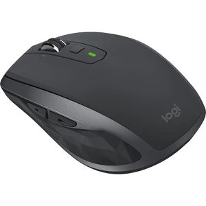 Logitech Maus MX Anywhere 2S Bluetooth Edition, Wireless Mouse, 7 Tasten, 4000 dpi, kabellos, schwarz