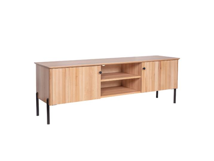 Kernbuche Fernsehschrank Schrank Lowboard mit 2 Türen