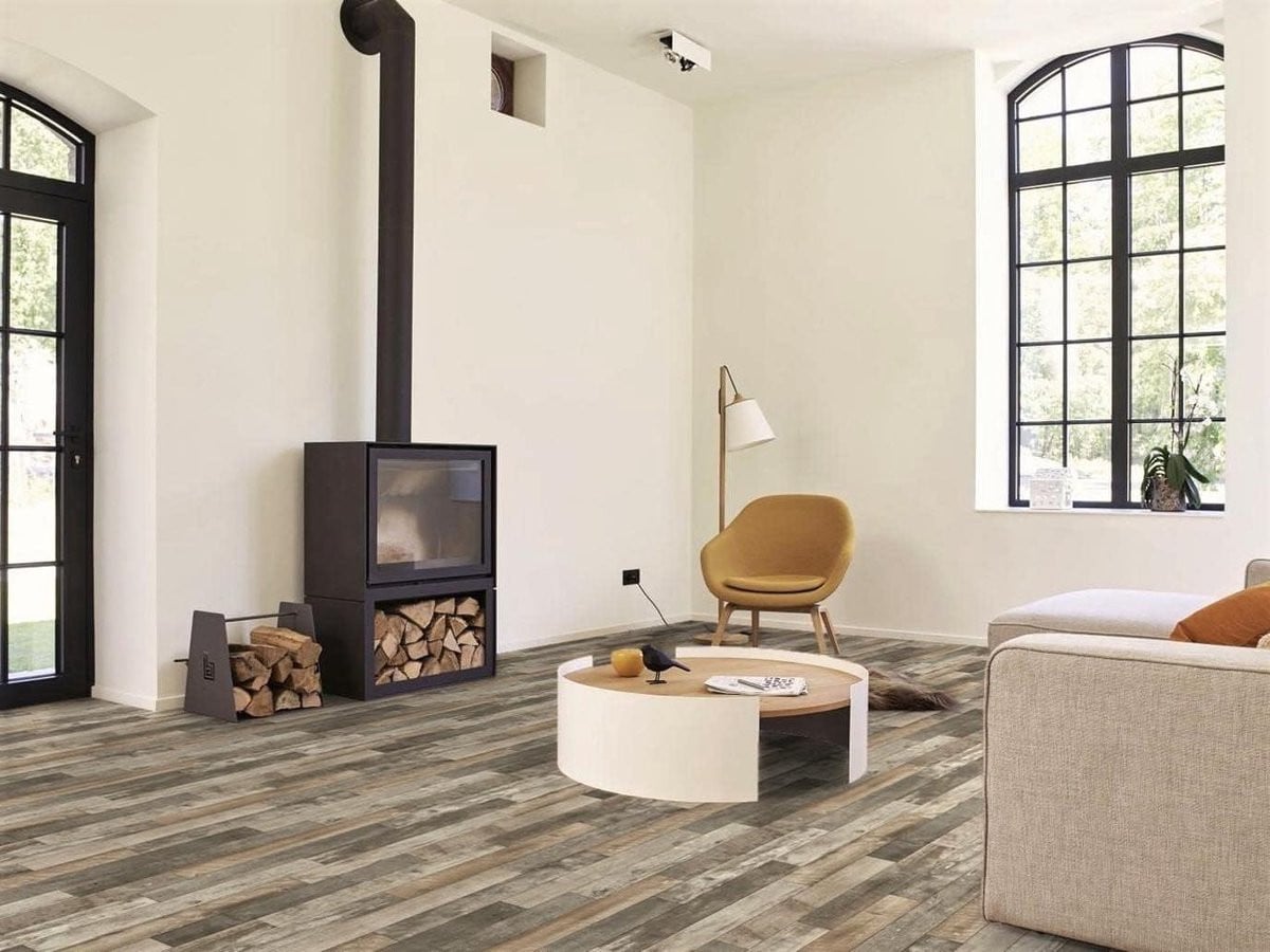 PVC vloer monster met houtdesign - Vinyl vloer sample - DIN-A4 formaat