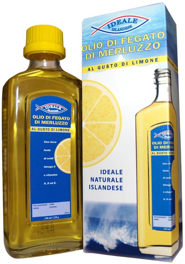 LYSI ITALY Snc di Sirbu Marina OLIO FEGATO MERLUZZO LIMONE LYSI 240ML