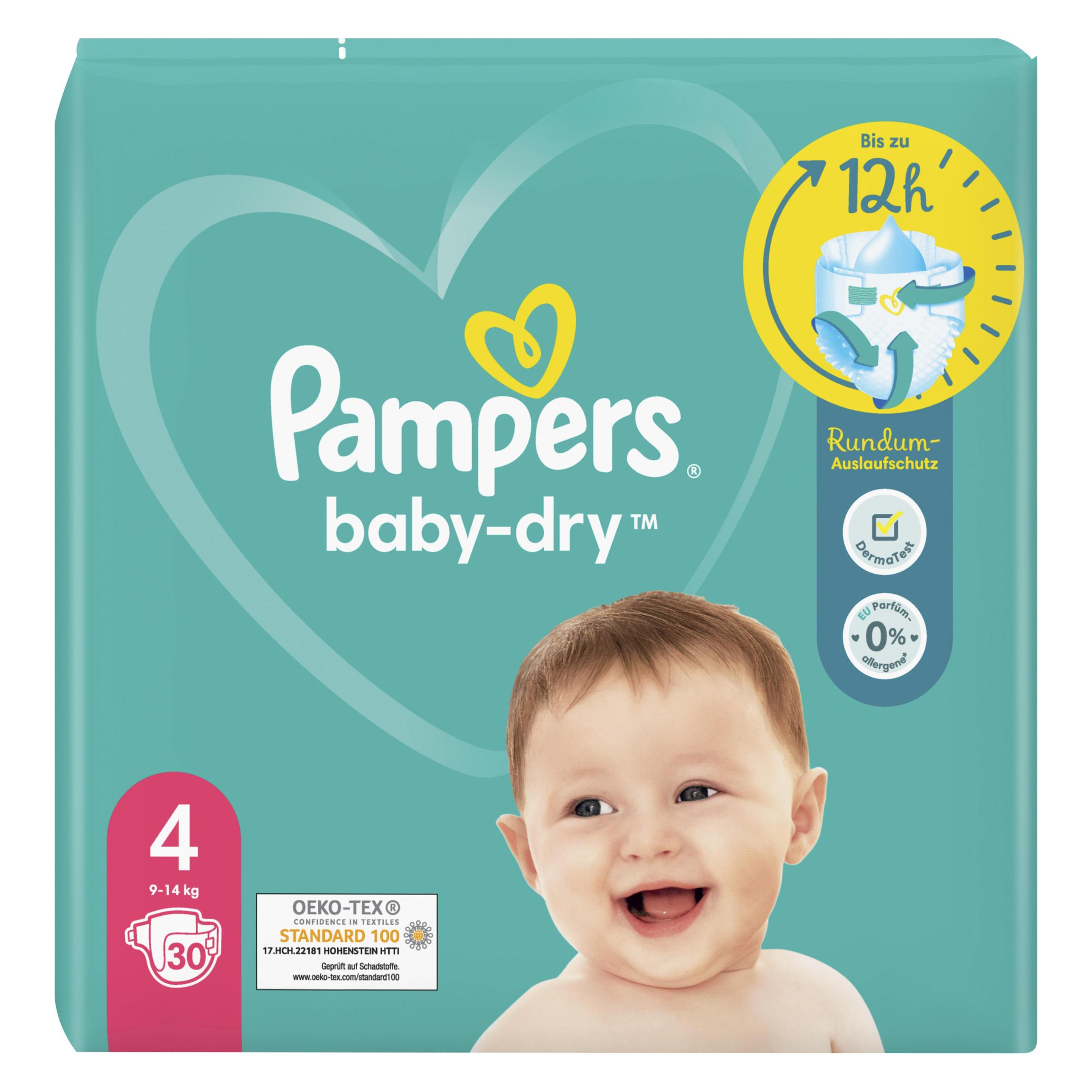 Pampers Baby-Dry (Gr. 4, 30 Stk.) (8006540466902)