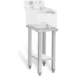 Royal Catering Untergestell Für 2 Fritteuse 41X29cm Edelstahl 150 Kg Gastronomie, Zubehör Küchengeräte, Silber