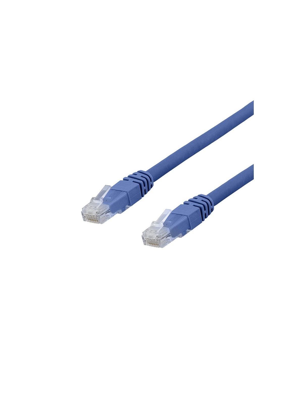 Deltaco TP-63BAU - patch cable - 3 m - blue - Blau - 3m