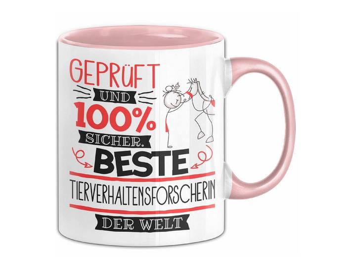 Trendation Tasse Beste Tierverhaltensforscherin Der Welt Tasse Geschenk für Eine Tier