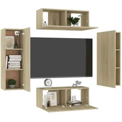 vidaXL, TV Möbel, Lincolas (4 Stück) (30 x 30 x 30 cm)