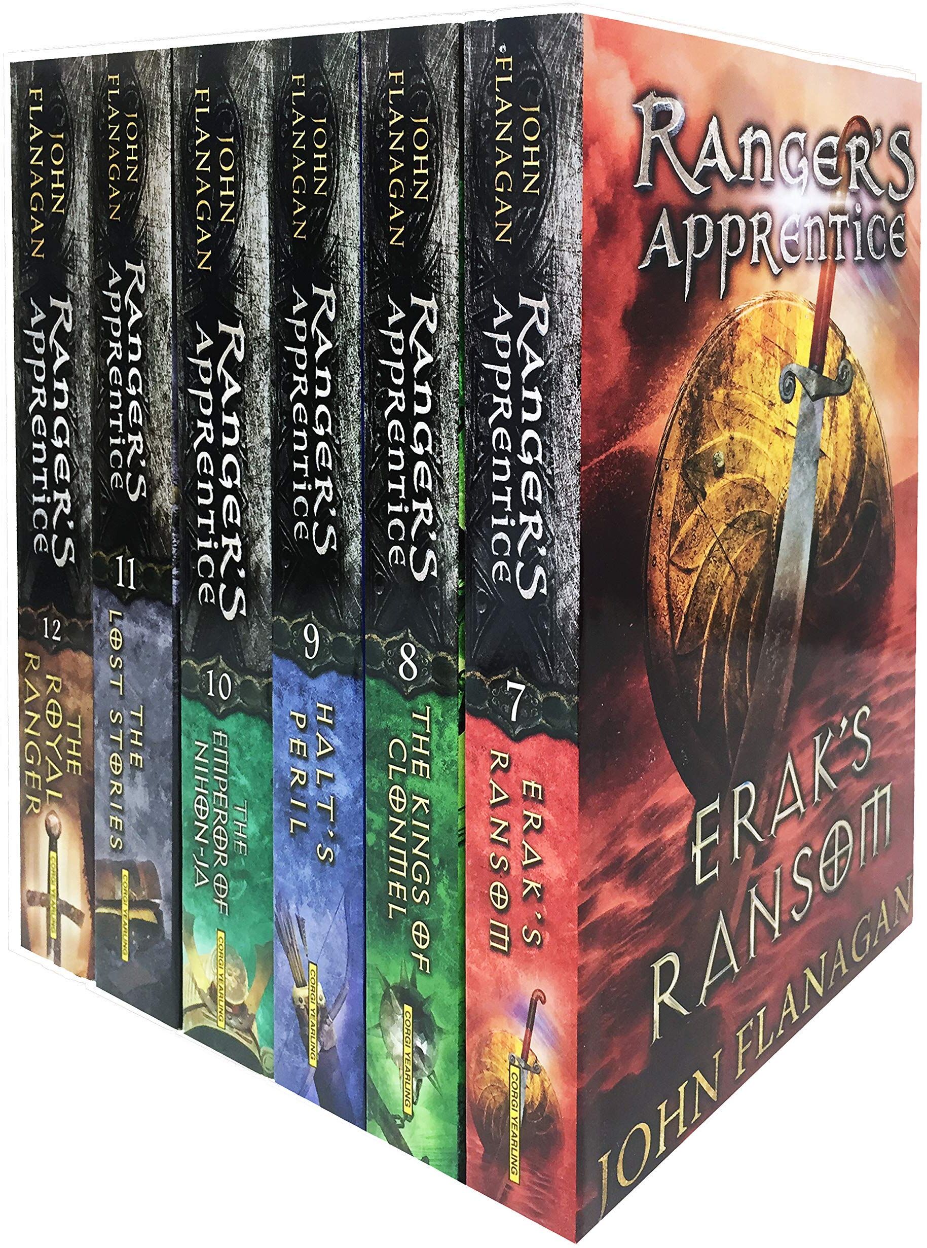 Corgi Yearling Ranger's Apprentice 6 Books Collection Set (Books 7-12) by John Flanagan - Paperback - Ages 9-12 - Bestselling YA Fantasy Adventure Series