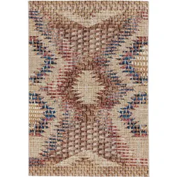 benuta Nest In- & Outdoor-Teppich Kenya Multicolor 80x165 cm - Teppich für Balkon, Terrasse & Garten