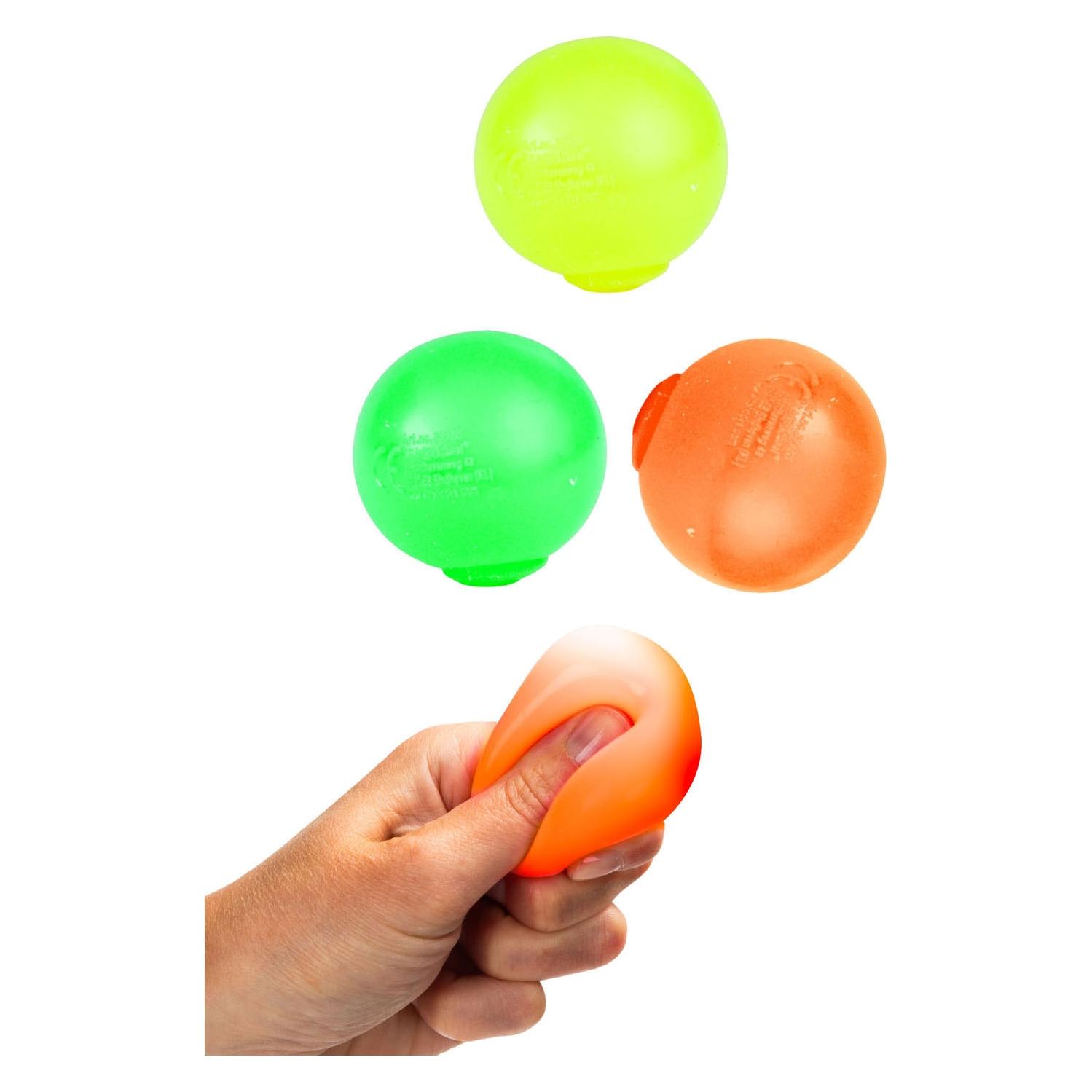 Toi-Toys Squishdough Set Knijpballen Neon, 3er-Pack (74667300)