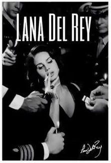 Uplift Treasures Lana Del Rey Canvas Wall Art Poster 8 40x60cm No Frame