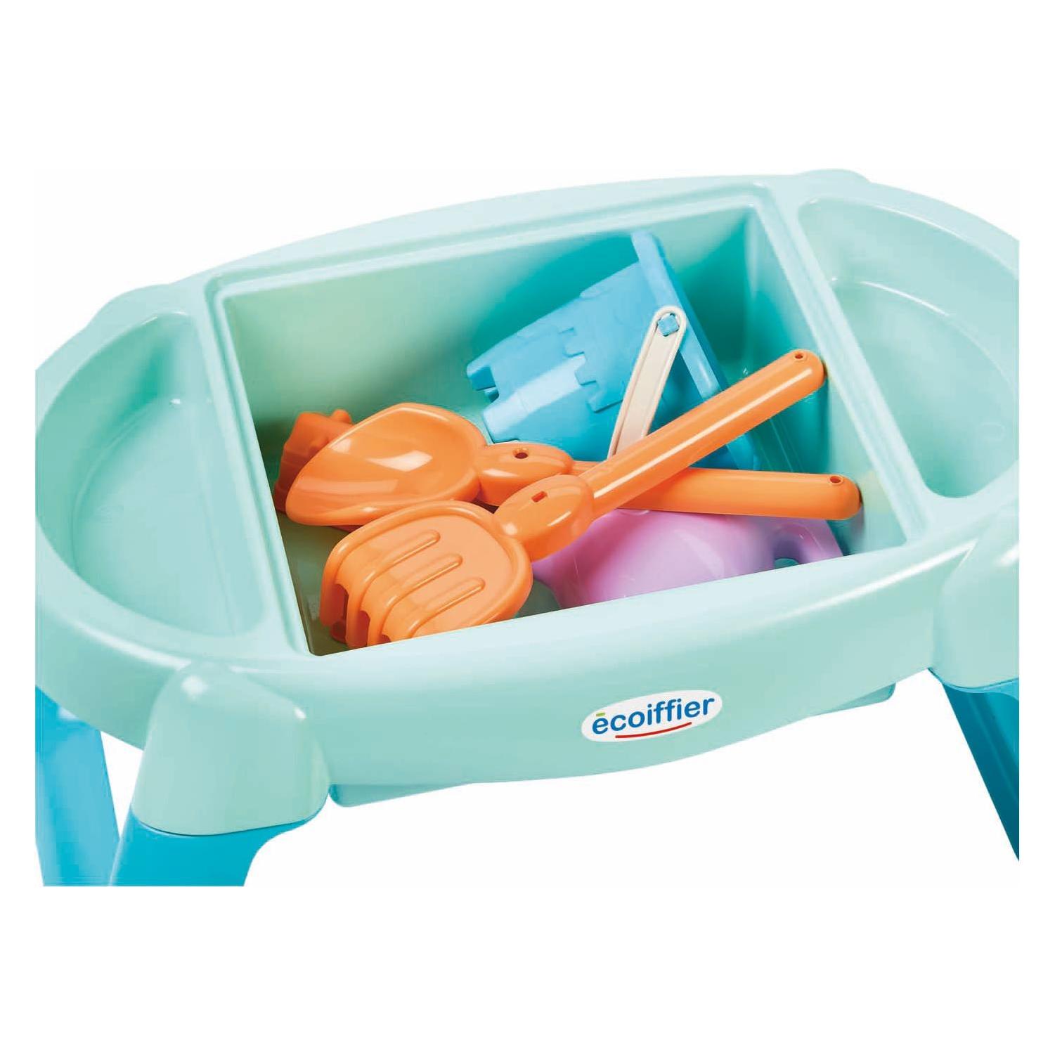 Ecoiffier Sand- und Wassertisch - 9-teilig. (4603)