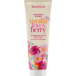 4x Jean & Len, Duschmittel, Duschgel Cranberry/Vanille, 250 ml (250 ml)