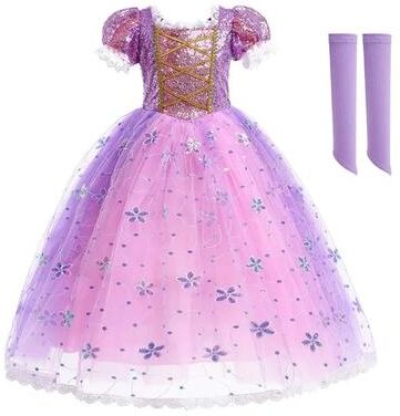Uplift Treasures Girls Princess Cosplay Dress Costume For Kids 9 size 130