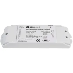 Deko-Light Niedervolt DALI Dimmer (CV, DC) DALI 2 PWM, CV 2CH, 12-48V, 8A/Kanal, DT8, IP20 D-843342