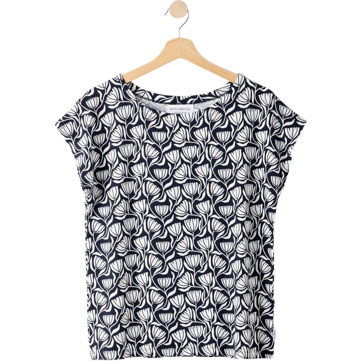 Holebrook Ellen Capsleeve navy (pattern) (664) S S62503-664-S