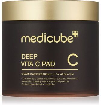 Medicube Deep Vita C Pad almofadas revitalizantes intensivas para iluminar e alisar pele 70x1 un.. Deep Vita C Pad