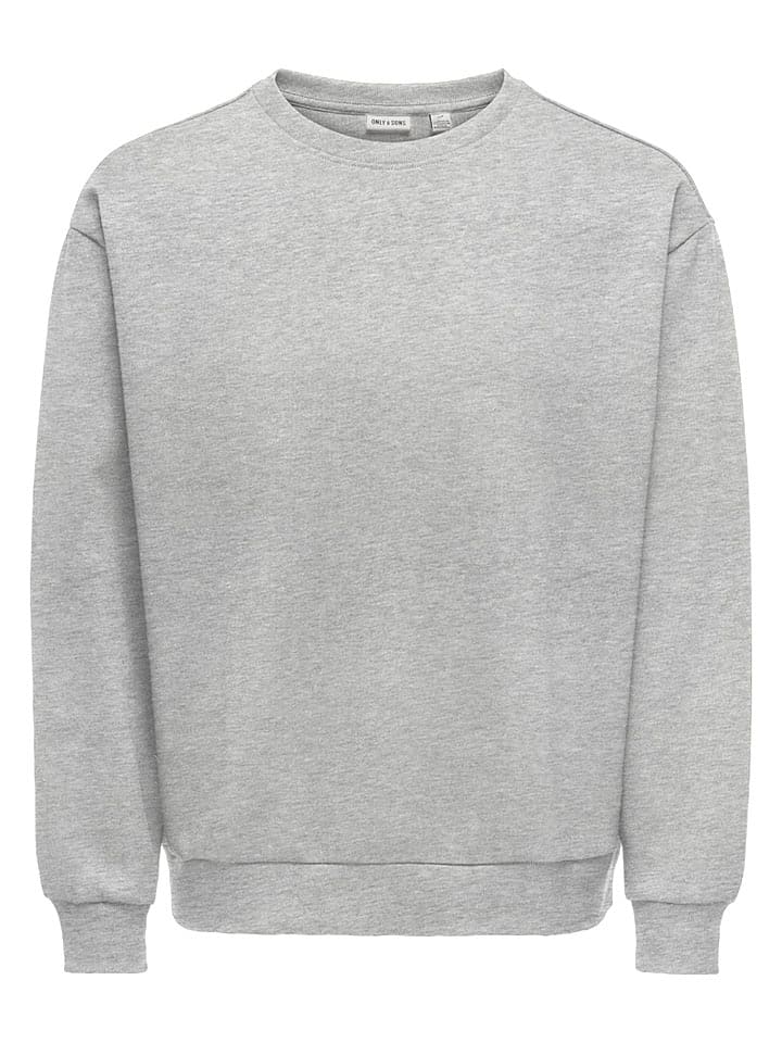 ONLY & SONS Sweatshirt "Dane" in Hellgrau - M