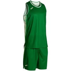 JOMA Four Basketballtrikot + Shorts Set 452 - grün/weiß 4XL