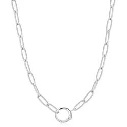 ANIA HAIE - NECKLACE - Link Charm Chain Connector - silver