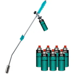 Thermischer Unkrautvernichter Brule Herbes + 8 Gaskartuschen 227gr KZ GARDEN