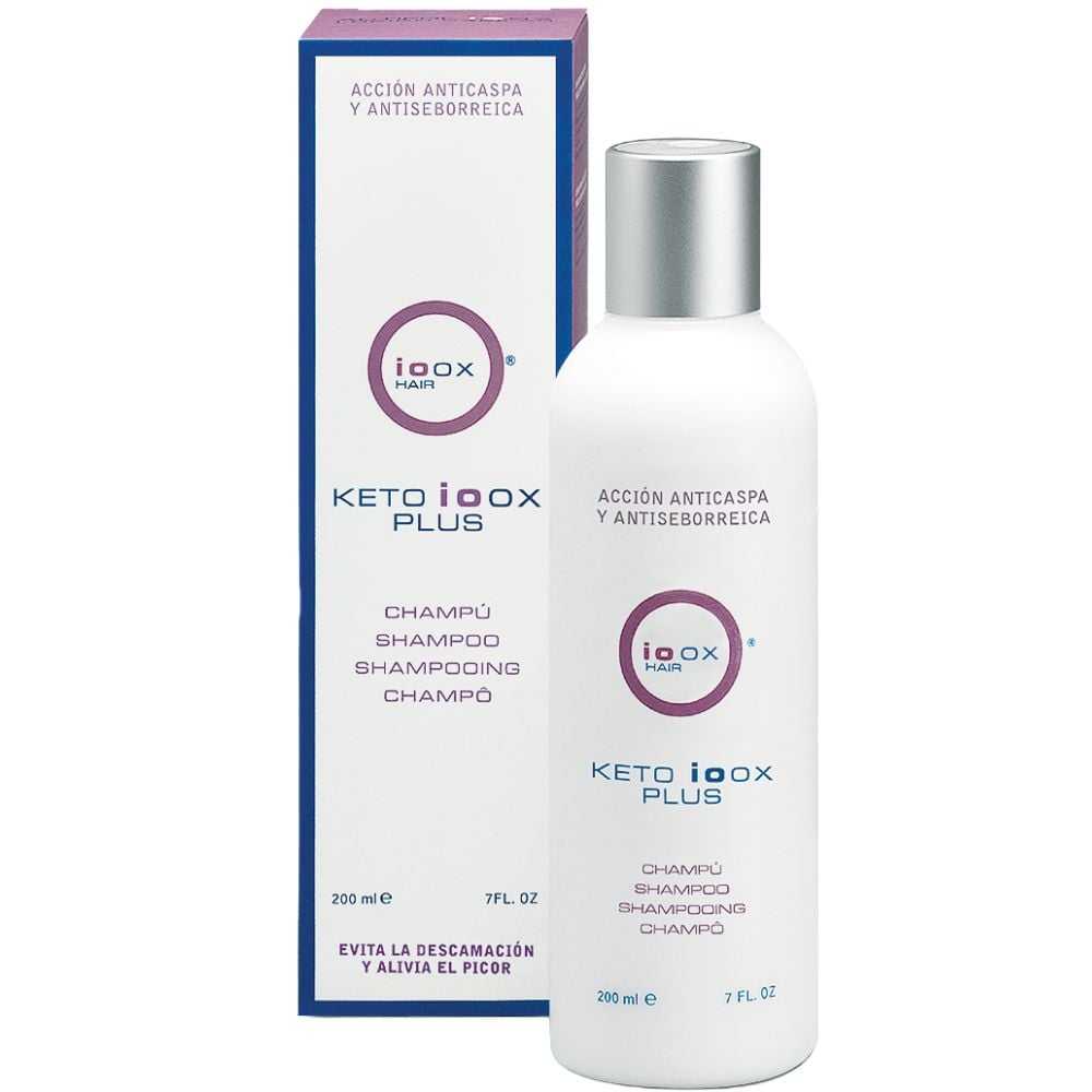 Ioox Keto Plus Shampoo Antiseborreic Shampoo 200mL