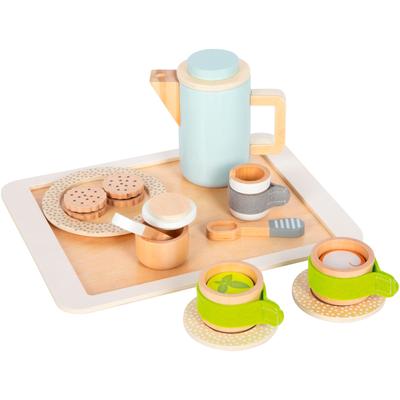 Spielgeschirr SMALL FOOT "Kaffee- und Teeset", bunt, Spielgeschirr, Kinder, Holz