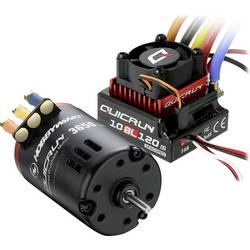 Hobbywing Combo 10BL120 G2 mit 3650SD 13.5T 38020382 Windungen (Turns): 13.5 Automodell Brushless Antriebsset 1:10, 1:12