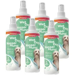 Beaphar Nasser Hund Spray 6x 250 ml - neutralisiert den Geruch von Hunden