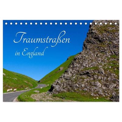 Traumstraßen in England (Tischkalender 2027 DIN A5 quer), CALVENDO Monatskalender