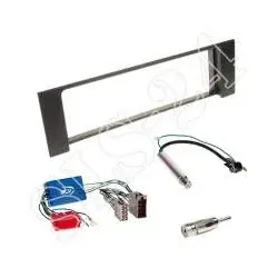 Aktivsystemadapter Set AUDI A4 11/2000 - Mini-ISO-> ISO + Radioblende + Anten...