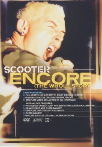 Scooter - Scooter - Encore (The Whole Story), 2 DVDs - Preis vom 08.10.2026 07:26:42 h