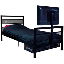 X Rocker Basecamp Metall Gaming-Bett mit TV-Halterung für Kinder & Jugendliche - schwarz