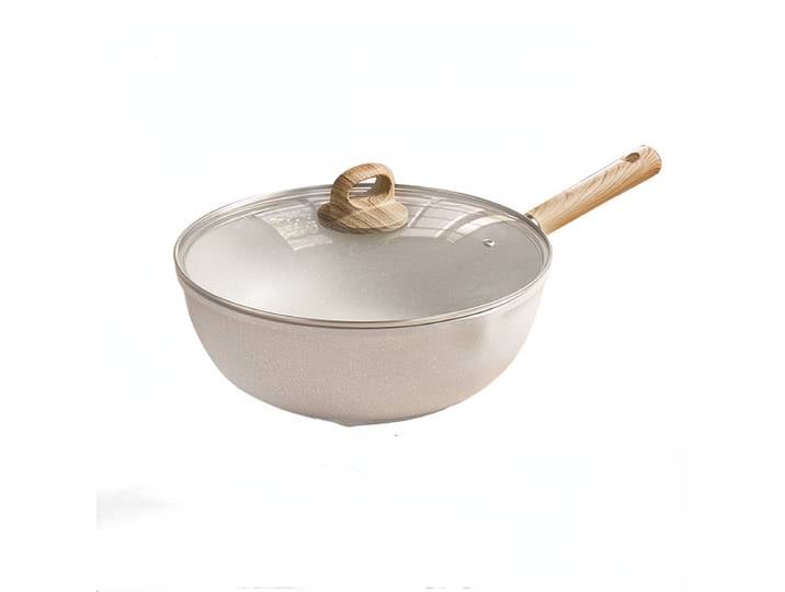 Maifankr-Poêle à wok antiarina, petite poêle, cuisinière à induction, cuisinière à gaz spéciale, ménage, S240