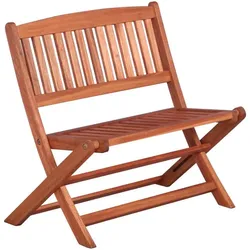 vidaXL, Gartentisch + Balkontisch, Japenar (Mit Bank) (60 x 40 x 45 cm)