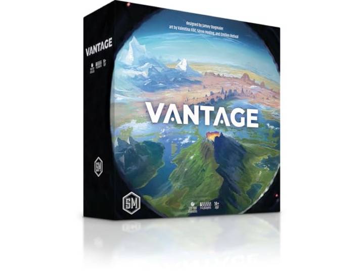 Stonemaier Games Vantage, kooperatives Open-World-Brettspiel, ab 14 Jahren, 1-6 Spieler, 120-180 Minuten Spieldauer