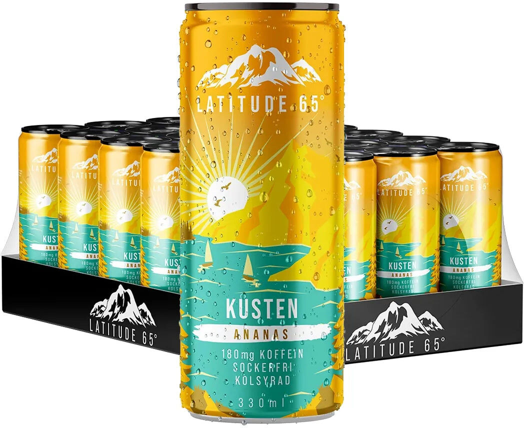 24 X Latitude 65 330 Ml Kusten - Ananas