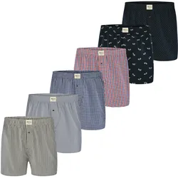 Phil & Co. Berlin Herren Boxer Classic Sets 6er Pack