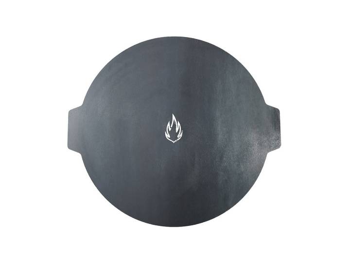 Feuerfest 123 GmbH Grillplatte Grillplatte mit Füßen Ø 45 cm