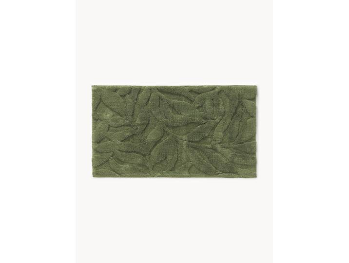 Tapis de bain avec motif haut-bas Leaf, antidérapant