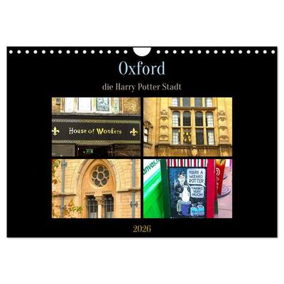 Oxford - die Harry Potter Stadt (Wandkalender 2026 DIN A4 quer), CALVENDO Monatskalender